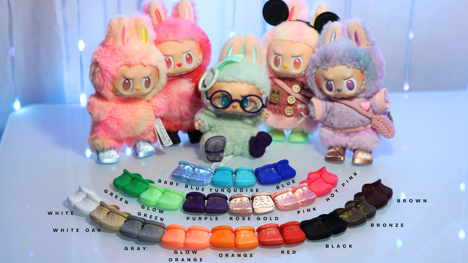 Lububu Crocs / NEW COLORS! / Doll Shoes / Choose your favorite color!